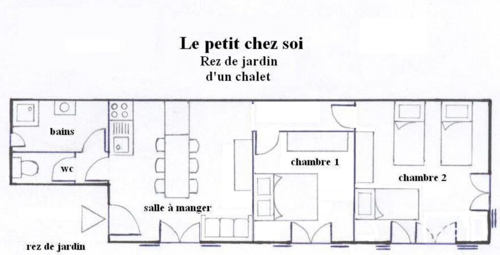 Plan de l'appartement Petit chez soi